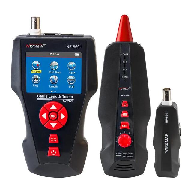 Rj45 Utp Stp Wire Tracker NF-8601W Network Cable Break Line Tester Multi-function Handheld Anti-interference Network Hunt Tester