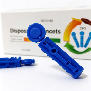 Lancetta di Sicurezza Retrattile ad Attivazione a Pressione 28G, Dispositivo Sterile per Puntura del Dito, Basso MOQ, Supporto OEM Personalizzato - Product Image 3