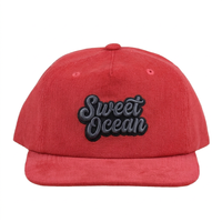 Casquette de baseball sportive personnalisée à 5 panneaux avec logo brodé 3D, visière en daim rayée, style streetwear, avec fermeture à boucle métallique