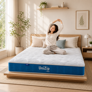 Pocket <b>spring</b> <b>mattress</b> with zipper design offers dependable support for residential and hospitality applications - Product Image 1