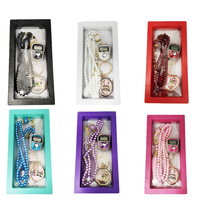 Ramadán Tasbih Set de regalo Contador de dedos Contador de conteo musulmán Rosario de oración Tasbih para Ramadán Regalo de vacaciones