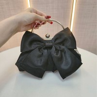 Sac à main de soirée en soie blanche, style trapèze, pour mariage et banquet, en dentelle de polyester, haut de gamme, style féerique, pour robe Cheongsam - Vente chaude transfrontalière