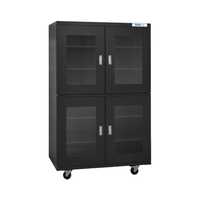 Armoire de stockage à sec industrielle moderne en acier inoxydable ESD 435L pour atelier SMT, mobilier de laboratoire, anti-humidité pour cartes PCB