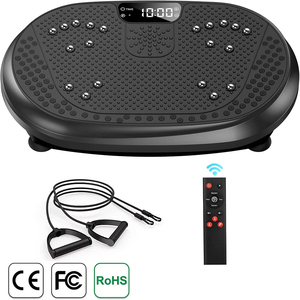 Plataforma <span class=keywords><strong>Vibratoria</strong></span> Electromagnética Vertical de 200W con Función de Música Conectada a la App, Fabricada <span class=keywords><strong>en</strong></span> Hierro ABS, para Gimnasio y Uso Doméstico, Venta al Por Mayor OEM - Product Image 1