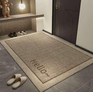 Karpet Poliester Anti-Selip, Dapat Dicuci, Modern untuk Kamar Tidur/Kantor, Keset Pintu Masuk, Tahan Kotoran, Mudah Dibawa - Product Image 5