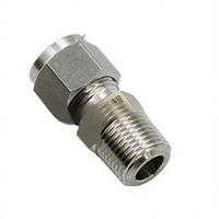 Raccords hydrauliques à quatre voies à double ferrule en acier inoxydable 304/316 sur mesure, 6 mm, 8 mm, 10 mm, 12 mm