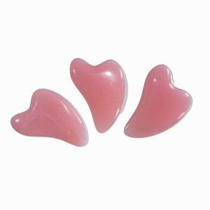 Popular Selling Pink Resin Face Scraping Tools Skincare <b>Massage</b> Face lifting Guasha facial - Product Image 1