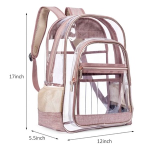 Ba Lô Học Sinh Trong Suốt Mochilas Ba Lô Rõ Ràng Ba Lô Trẻ Em Ba Lô Xuyên Thấu Túi Sách Chống Nước Trường Học Rõ Ràng Ba Lô PVC - Product Image 3