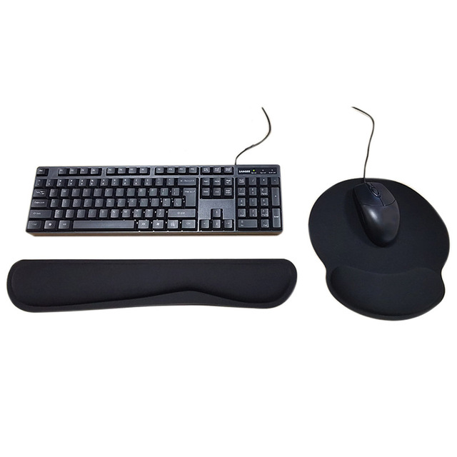 Cheap Upgrade Ergonomic Wrist Rest Gaming Mouse Pad Memory Foam Mechanical Keyboard Hand Rest for Office Table