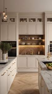 Custom <strong>Wood</strong> <strong>Kitchen</strong> <strong>Cabinets</strong> Built In White Shaker Wooden Storage <strong>Cabinets</strong> <strong>Kitchen</strong> Islands Natural Shaker - Product Image 6