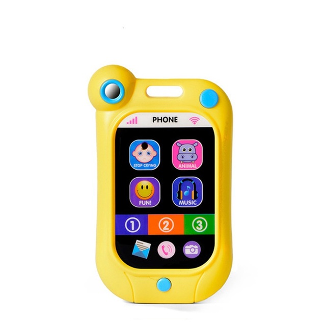 Pretend Playing Touch Screen Simulation Musical Phone Baby Smart Mobile Phone Toy