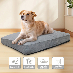 U-PETS Memory Foam Matratze Hunde betten Kissen Wasserdichtes Haustier bett für Kiste mit abnehmbarem wasch barem Bezug - Product Image 4