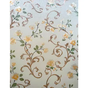 Modern Design Lucky Gold Flower Embossed Surface Decorative Item With Privacy Prevention Effect For Hotel Application