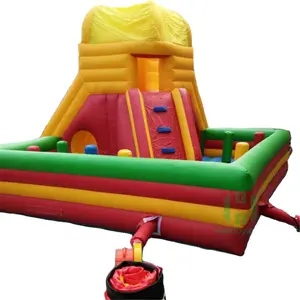 Hola promocional niños regalo gorila inflable Casa de Diapositivas/de atracciones al aire libre inflable castillo hinchable