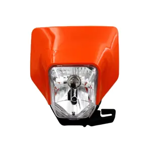Motocicleta Farol LED/Lâmpada Para Husqvarna FE 250 350 450 501 2017-2019 HS1 12V 35W Hi/lo Dual Luz