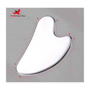 YOUXIN JR--002 Achat groupé à bas prix, outil de massage Gua Sha en acier inoxydable 304 argenté en forme de cœur pour usage commercial et domestique - Product Image 6