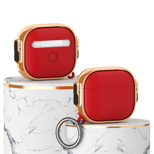Funda de protección completa para auriculares <span class=keywords><strong>Airpods</strong></span> 1, 2, 3 <span class=keywords><strong>pro</strong></span>, 2, con mosquetón, TPU, galvanizado, apertura automática, <span class=keywords><strong>2022</strong></span> - Product Image 6