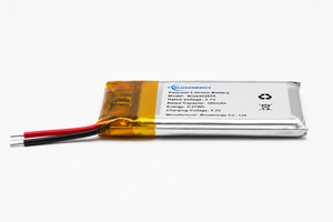 แบตเตอรี่ลิเธียมโพลิเมอร์ขนาดเล็กพิเศษบางเฉียบ 302025 3.7V 100mAh แบบชาร์จได้ มาตรฐาน UL1642 - Product Image 3