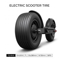 Pneu de scooter électrique 15x6.00-6 48V/60V, pneu tubeless ultra large de 15 pouces, revêtement interne anti-crevaison
