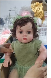55cm Reborn Doll Toddler Girl 3D Peau Réaliste Bébé Silicone Réaliste Reborn Dolls - Product Image 5