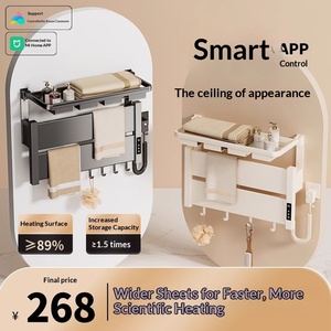 Radiateurs <span class=keywords><strong>de</strong></span> <span class=keywords><strong>salle</strong></span> <span class=keywords><strong>de</strong></span> <span class=keywords><strong>bain</strong></span> électriques, séchoir à serviettes <span class=keywords><strong>mural</strong></span> intelligent avec thermostat - Product Image 6