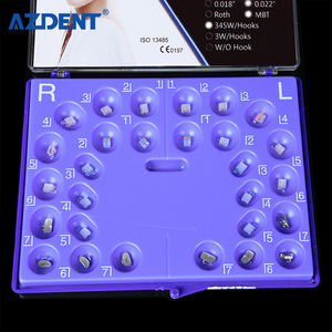 Staffa in ceramica di zaffiro monocristallino Mini MBT ortodontico dentale con tubo buccale - Product Image 5