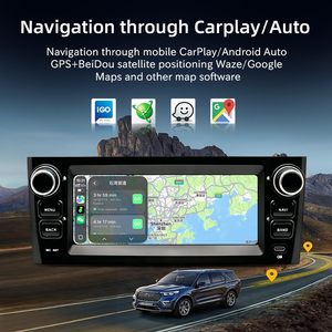 Autoradio GPS multimédia DVD avec écran 6,86 pouces pour <span class=keywords><strong>Fiat</strong></span> Grande <span class=keywords><strong>Punto</strong></span> Linea <span class=keywords><strong>2007</strong></span> - 2012, compatible Carplay et Android Auto - Product Image 2