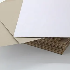 Manufactures Grey Board Sheet 2Mm Recycled Chipboard Paper A4 Gray Back Cardboard 300Gsm Duplex Cardboard Thickness Sheets