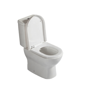 Conjunto de Inodoro de Cerámica de Dos Piezas Más Vendido en África con Lavabo y Pedestal, Drenaje P-Trap/S-Trap, Diseño Moderno - Product Image 1