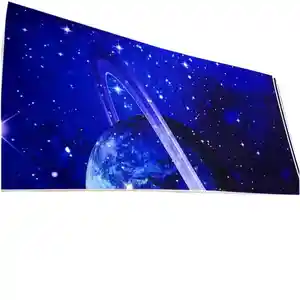 Acoustic Suspended Ceiling Star Digital Printing Polyester Ceiling