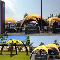 Tente gonflable extérieure de chapiteau d'air pour l'événement classique de salon commercial de voiture tente gonflable de carport pour la promotion