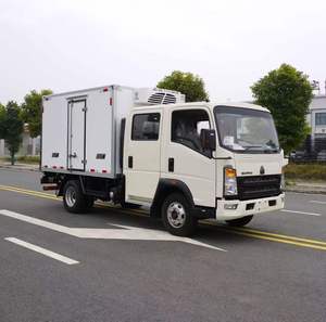 <span class=keywords><strong>Camion</strong></span> <span class=keywords><strong>frigorifique</strong></span> diesel compact Howo 16m pour le transport de légumes et fruits en chaîne du froid avec élévateur hydraulique, <span class=keywords><strong>camion</strong></span> congélateur - Product Image 4