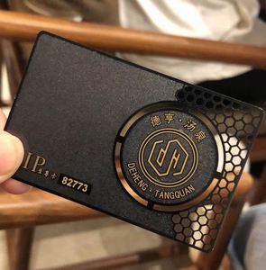 Porte-cartes de visite magnétique en métal personnalisé avec logo NFC216, très vendu - Product Image 1