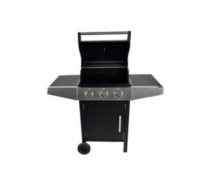 Gril de Barbecue de <span class=keywords><strong>ménage</strong></span> de jardin populaire gril de BBQ extérieur branchement de gaz commercial avec le chariot - Product Image 3