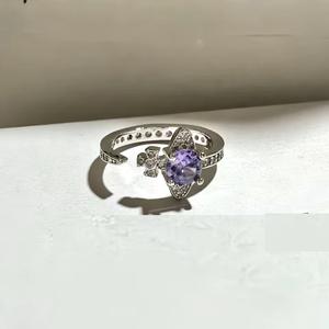 Anillo Orbital de Metal Líquido Edición Alta Saturno con Tungsteno, Anillo Orbital Ajustable de Apertura Completa con Incrustaciones de Circonita Blanca Súper Brillante - Product Image 2