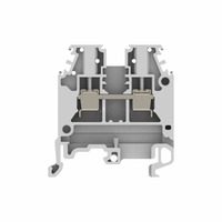 Bloc de bornes modulaire en alliage de cuivre durable 30A avec ressort PI, 2 pôles, pour systèmes de contrôle PLC et panneaux d'automatisation
