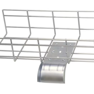 Soleil - Chemins de câbles en treillis métallique en acier au carbone thermolaqué - Hauteurs de rail latéral personnalisables (25-125 mm) - Lot de 30 chemins de câbles - Product Image 1