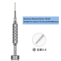 2D antideslizante 0,8 T2 2,5 Y0.6 S2 Kit de destornillador de acero magnético de aleación de acero para Iphone uso especial herramienta de reparación manual de desmontaje