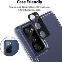 Protecteur d'écran d'objectif de caméra 3D de téléphone portable pour Xiaomi 11 Pro Ultra Redmi Note 9 9t 10 10pro couvercle d'objectif en verre trempé