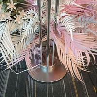 Décoration de mariage de luxe, lustre LED, cristal et métal, forme d'arbre, or, argent, IP65, commande tactile, écologique