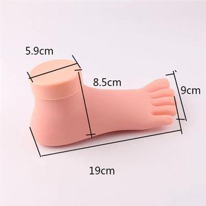 Práctica de uñas, herramientas de entrenamiento de pedicura profesional para pies, venta al por mayor, pies izquierdo y derecho para practicar - Product Image 1