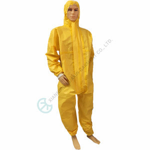 <span class=keywords><strong>ชุด</strong></span>ป้องกันสารเคมีชนิดใช้แล้วทิ้ง EN14605 ป้องกันของเหลว ทนกรด ทนด่าง ป้องกันอันตรายจากสารชีวภาพ <span class=keywords><strong>PPE</strong></span> TYPE3B - Product Image 4