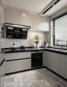 Juego de Muebles de Cocina de Madera en Venta, Panel Superior Nuevo, Madera, Moderno, Modular, Gabinetes de Cocina de MDF, Tamaños Personalizables - Product Image 5