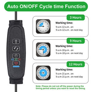 Lámpara LED de Cultivo para Plantas, con Base para Macetas, con Espectro Completo Ajustable, Luz de Crecimiento para Plantas - Product Image 4