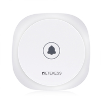 Llamador Inalámbrico con Botón Táctil Syscall Retekess TD017 433MHz Alcance de 300m