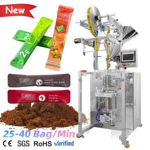 Machine d'emballage automatique de sachets verticaux à coins arrondis pour thé instantané <span class=keywords><strong>et</strong></span> poudre de café - Product Image 1