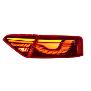 Conjunto de Luces Traseras para Audi A5, Diseño de Escamas de Dragón, Señal de Giro Secuencial, Actualización Retrofit 2008-2016 - Product Image 1