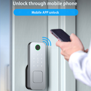 Glomarket Smart Fingerprint Password Digital Gate Double Sided Door <b>Locks</b> Tuya Ttlock <b>Lock</b> LK0154 Wifi Smart Door <b>Lock</b> LK0154 - Product Image 5