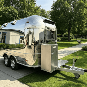 Outdoor Coffee Cart Commercial Coffee Cart Coffee Bar Cart Coffee Shop Truck Food Truck With Full Kitchen - Product Image 3