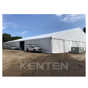 Tente semi permanente d'entrepôt de la coutume 30m x 75m 60m x 75m 60 100 70x70 tente structurelle de grande production de 4000 m² 50x20 avec le plancher - Product Image 1